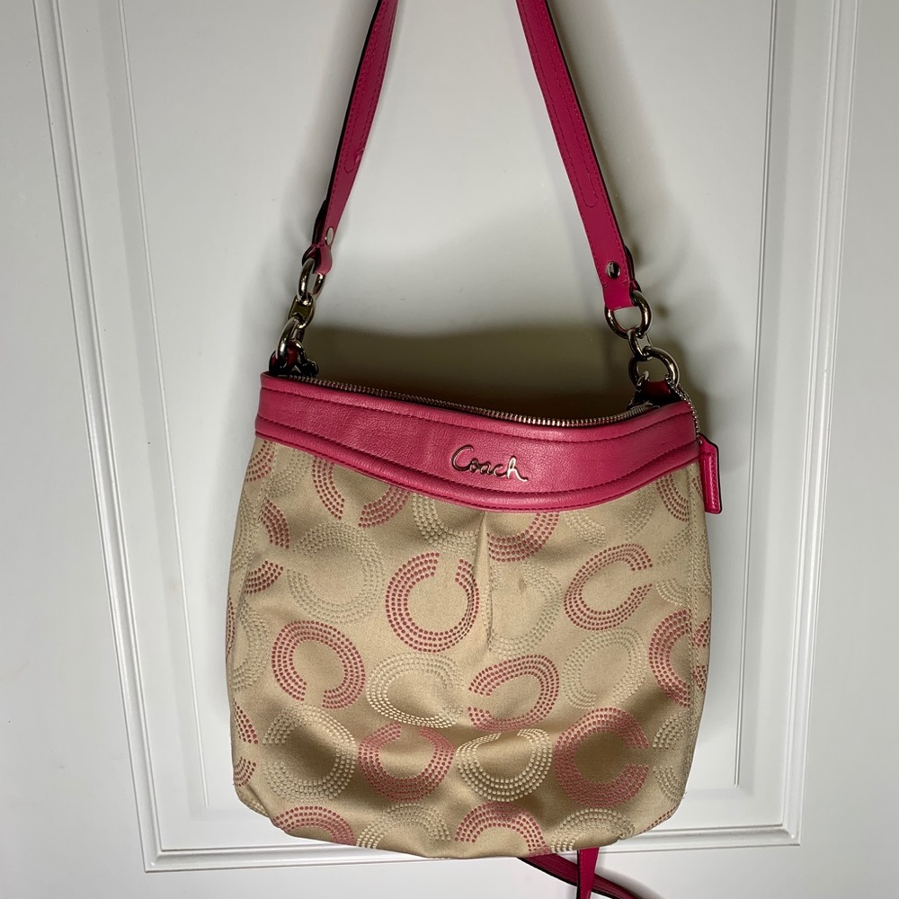 Coach purse double straps